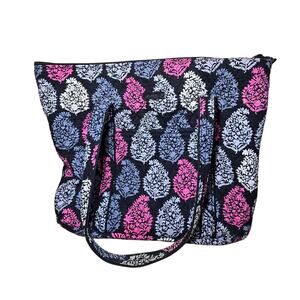 Vera Bradley Northern Lights 2-Handle Zip-Top Villager Large Tote 14x17x6